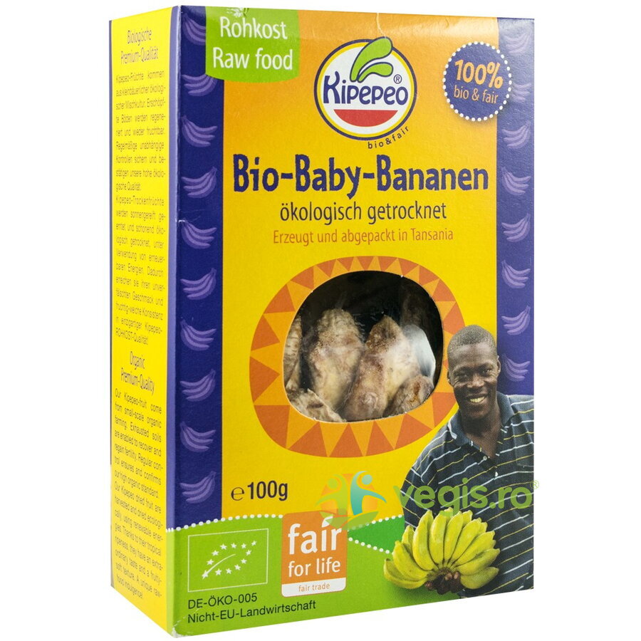 Oferte la Baby Banane Bucati Uscate Ecologice/Bio 100g