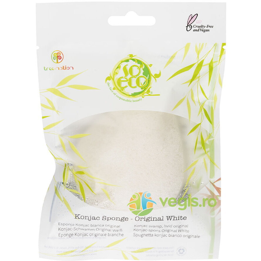 Oferte la Burete Konjac pentru Curatarea Tenului 1buc