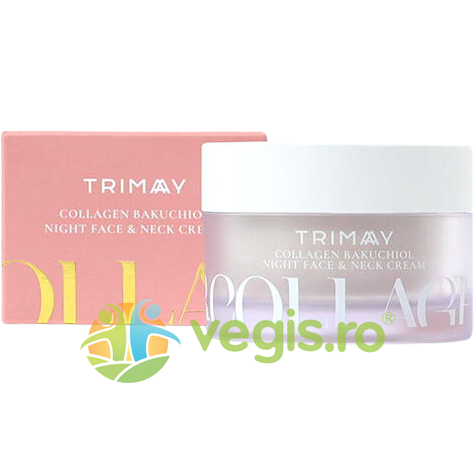 Oferte la Crema Anti-Aging de Noapte pentru Fata si Gat Collagen Bakuchiol 50ml