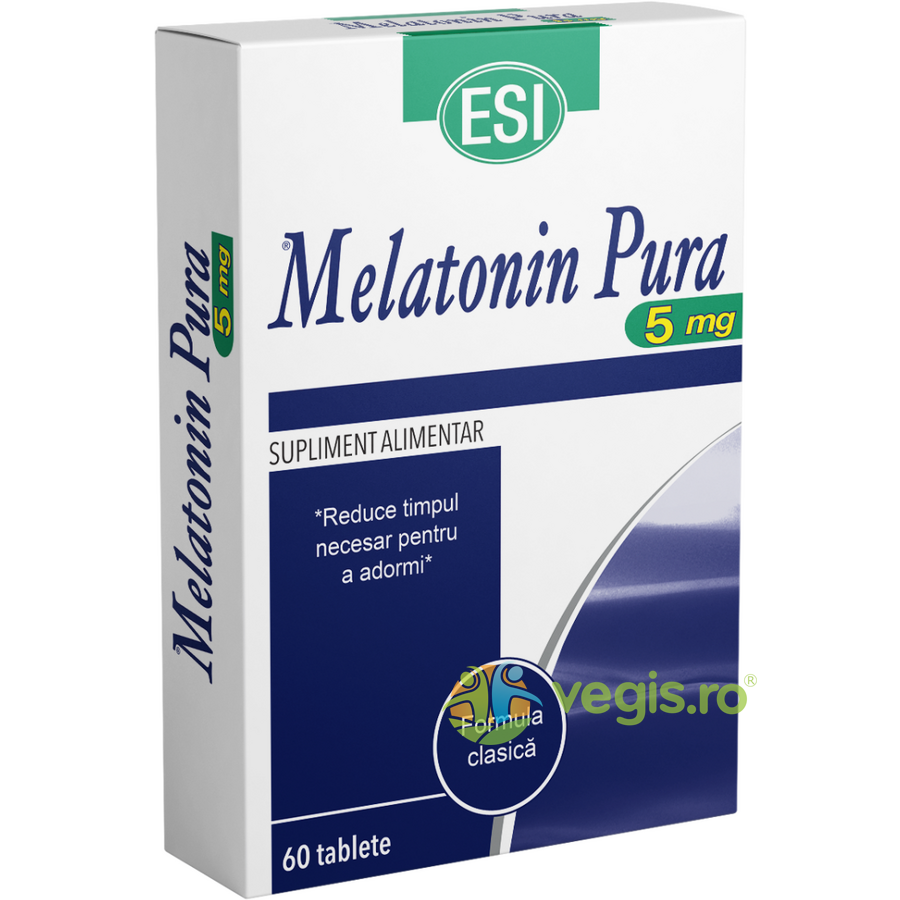 Oferte la Melatonina Pura 5mg 60cps