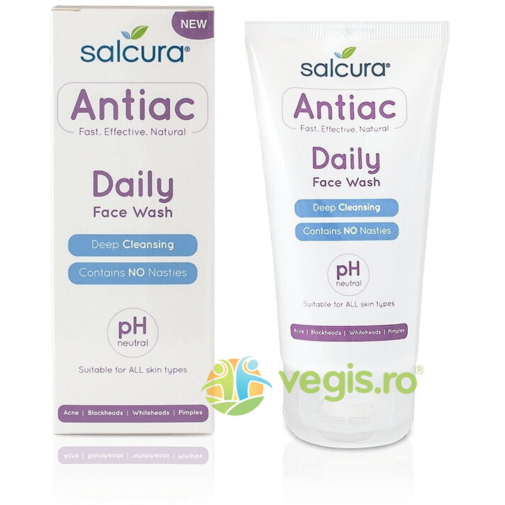 Oferte la Antiac - Gel Curatare pentru Tenul cu Acnee, Puncte Albe sau Negre, Toate Tipurile de Ten 150ml