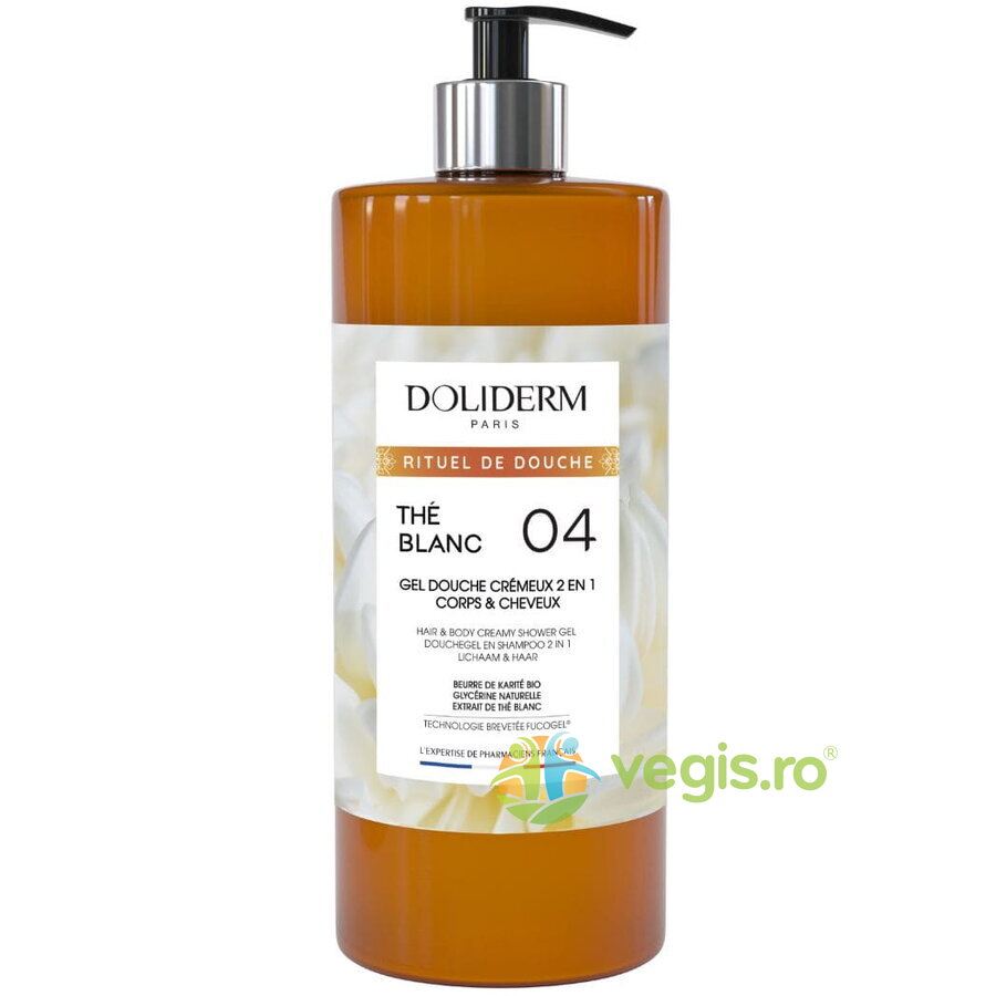 Oferte la Gel de Dus&Sampon Cremos 2in1 cu Extract de Ceai Alb 1L