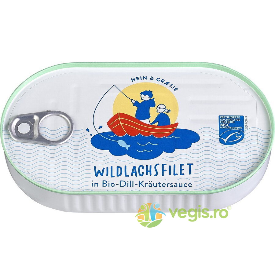 Oferte la File de Somon Salbatic in Sos de Marar si Ierburi Ecologic/Bio 200g