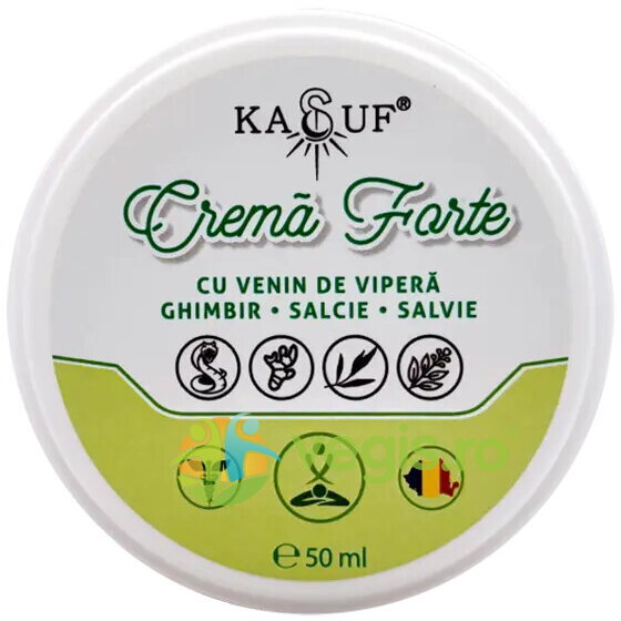 Oferte la Crema Forte cu Venin de Vipera, Ghimbir, Salcie, Salvie 50ml