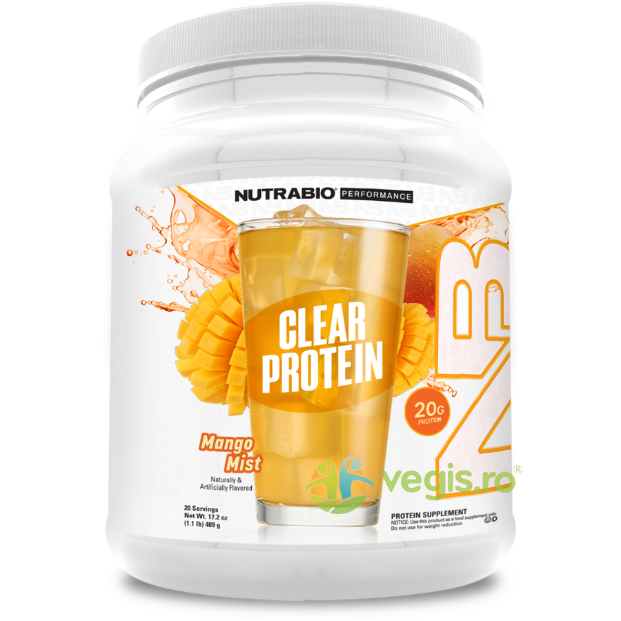 Oferte la Izolat Proteic din Zer Clar cu Aroma de Mango 489g