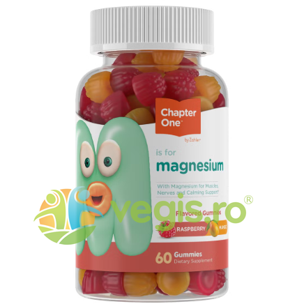 Oferte la Magneziu cu Aroma de Zmeura si Mango Chapter One M 60 jeleuri