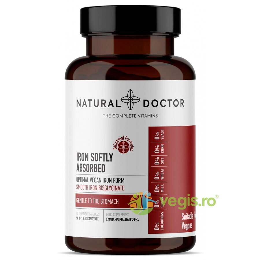 Oferte la Iron Softly Absorbed - Formula Delicata de Fier 90caps vegetale