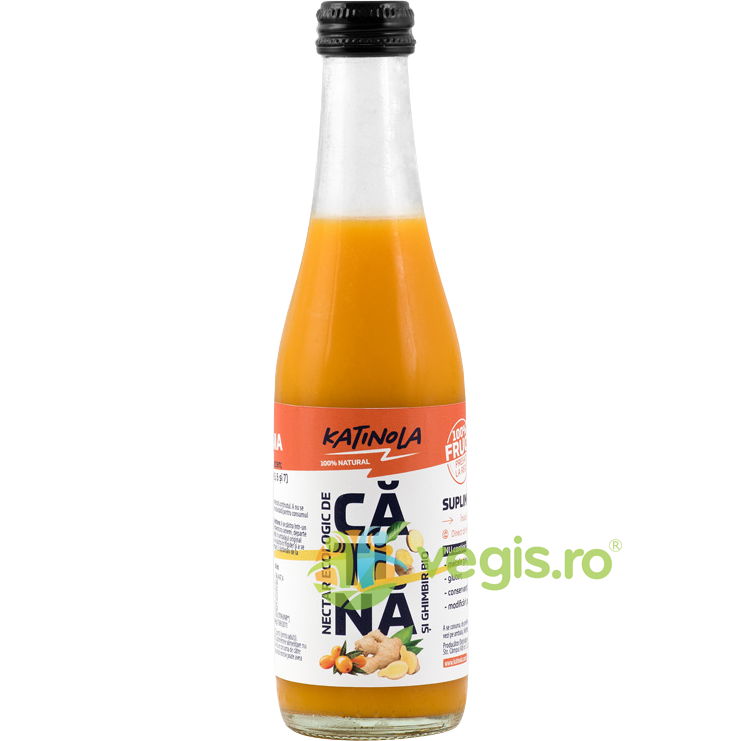 Oferte la Nectar de Catina cu Ghimbir Ecologic/Bio 250ml