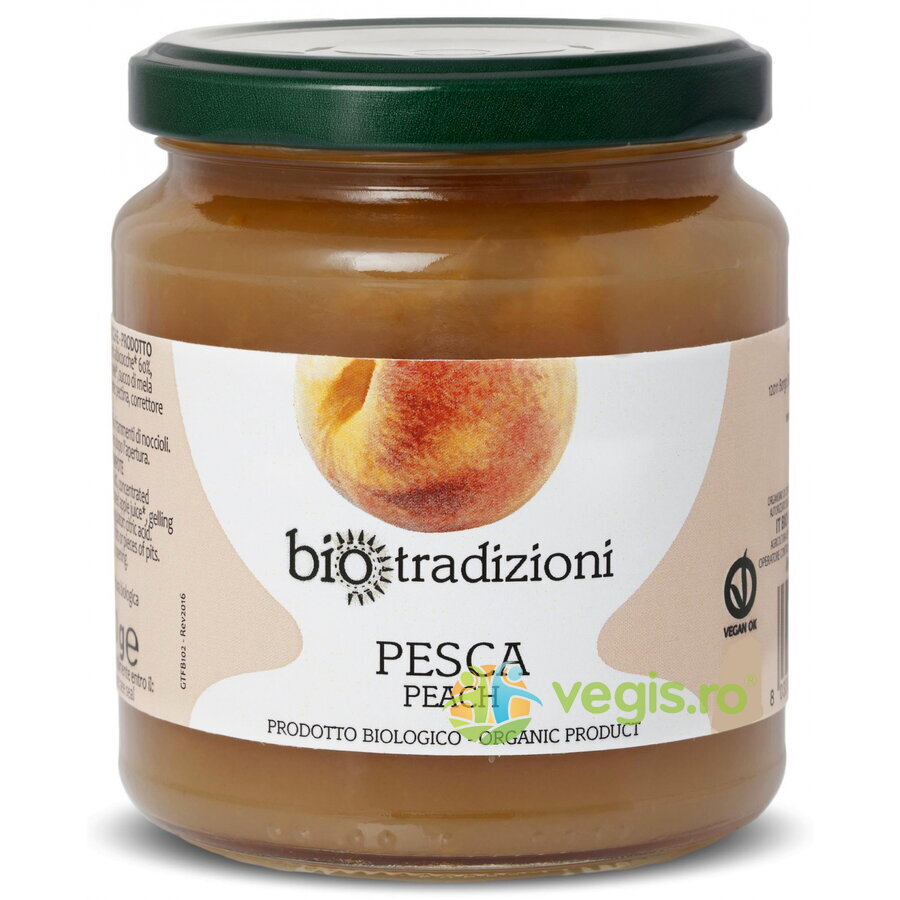 Oferte la Gem de Piersici fara Zahar Ecologic/Bio 320g