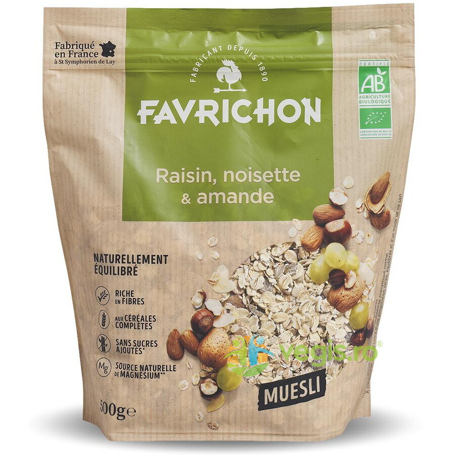 Oferte la Musli Traditional cu Alune de Padure si Migdale fara Zahar Ecologic/Bio 500g