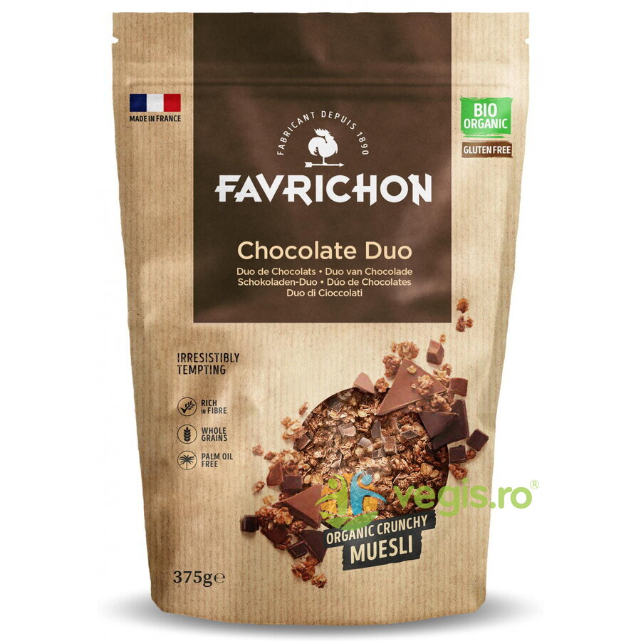 Oferte la Musli Crocant cu 2 Tipuri de Ciocolata Ecologic/Bio 375g