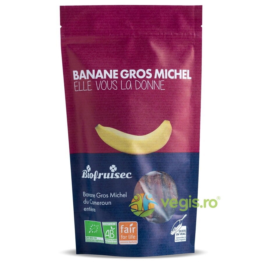 Oferte la Banane Intregi Selectie Gros Michel din Camerun Ecologice/Bio 100g