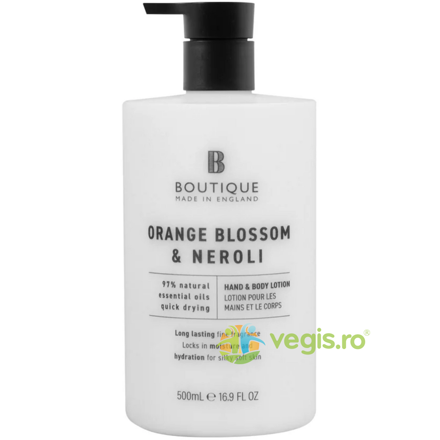 Oferte la Lotiune pentru Maini si Corp cu Parfum de Flori de Portocal si Neroli 500ml