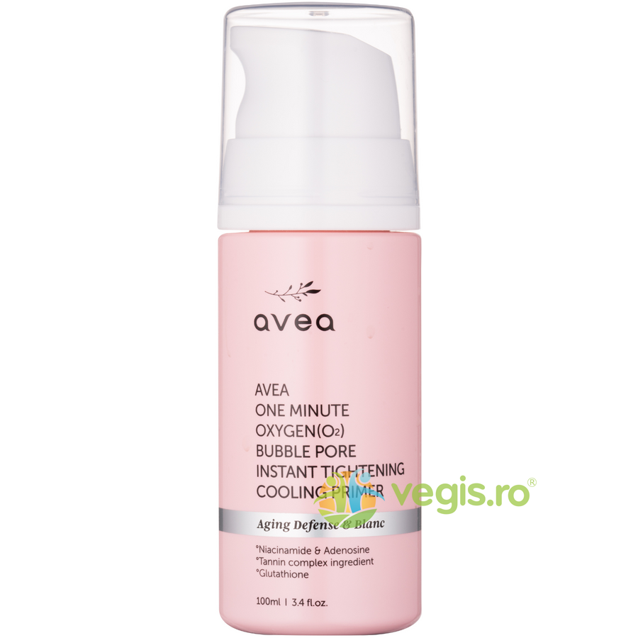 Oferte la Primer cu Bule de Oxigen cu Efect Instant de Lifting, Racoritor si de Minimizare a Porilor Avea One Minute Oxygen (O2) 100ml