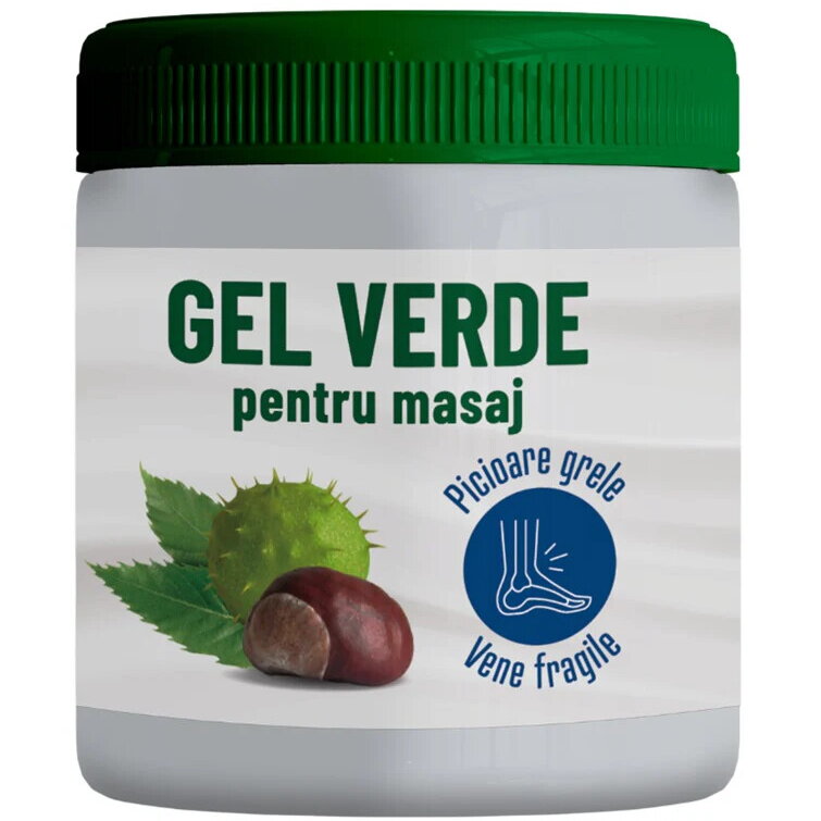 Oferte la Gel Verde pentru Masaj cu Extract de Castan si Coada Calului 500ml