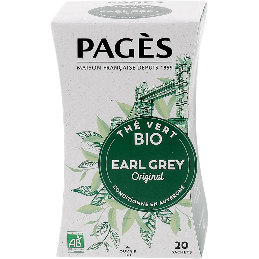 Oferte la Ceai Verde Earl Grey Ecologic/Bio 20dz
