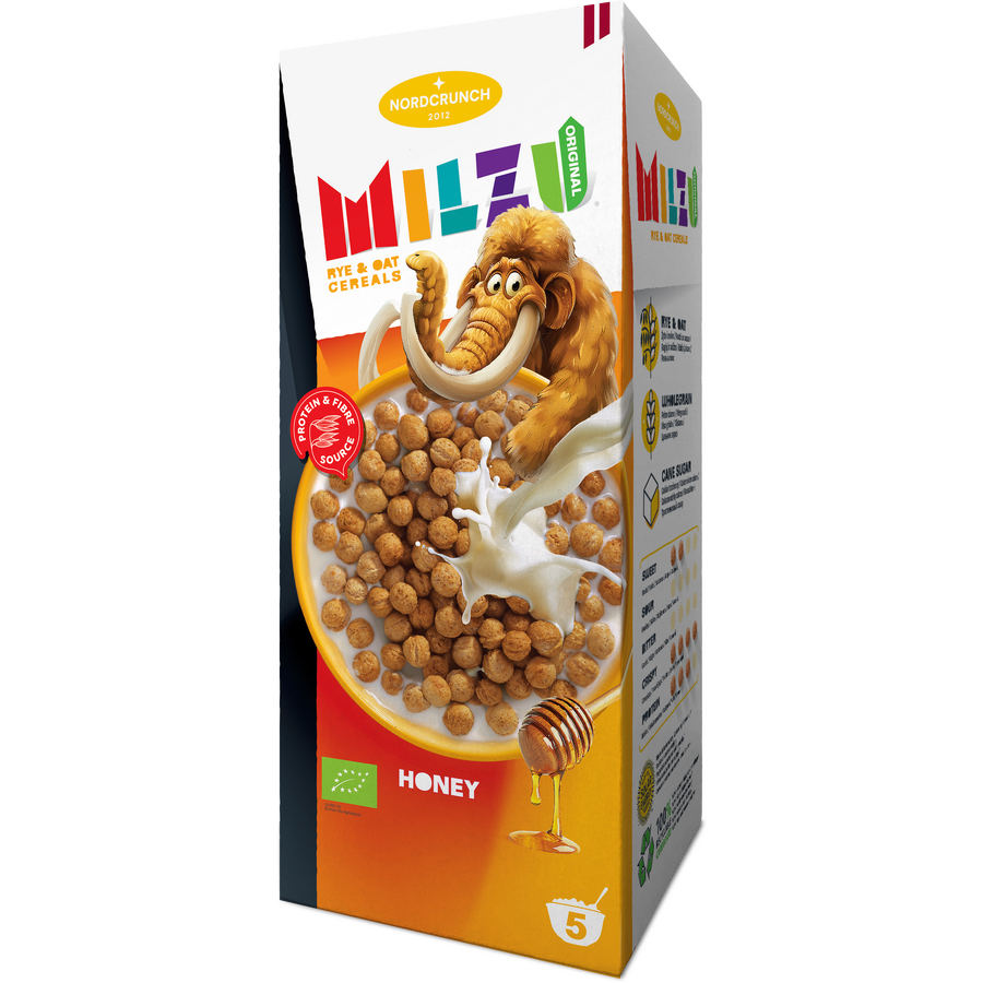Oferte la Cereale Bilute din Secara si Ovaz cu Miere Ecologice/Bio 150g, Milzu Original
