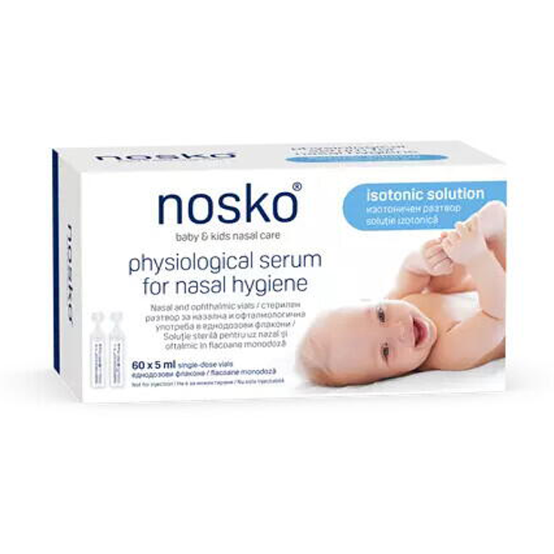 Oferte la Ser Fiziologic pentru Igiena Nazala Copii 60 monodoze x 5ml