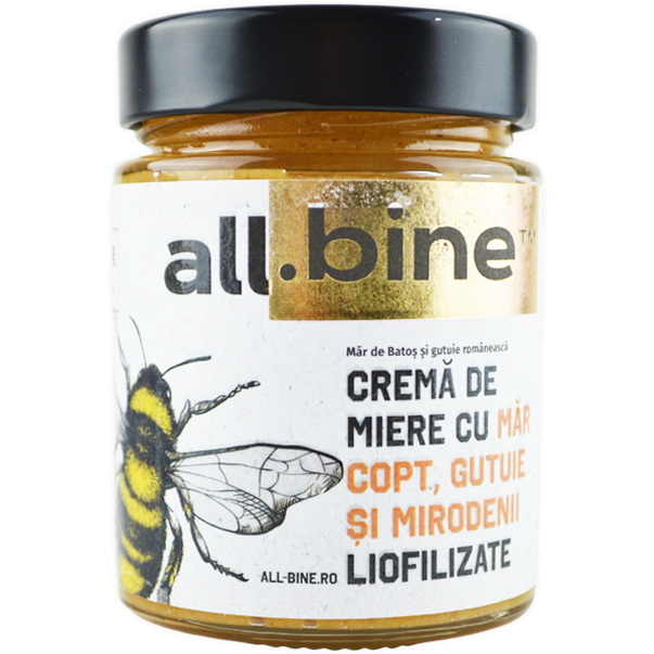 Oferte la Crema de Miere cu Mar Copt, Gutuie si Mirodenii Liofilizate 300g