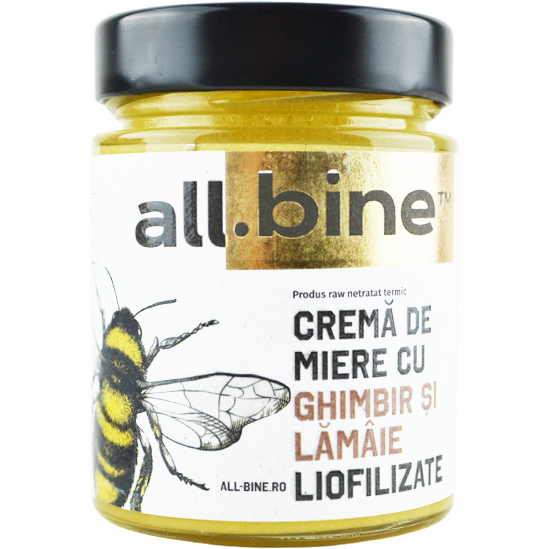 Oferte la Crema de Miere cu Ghimbir si Lamaie Liofilizate 300g