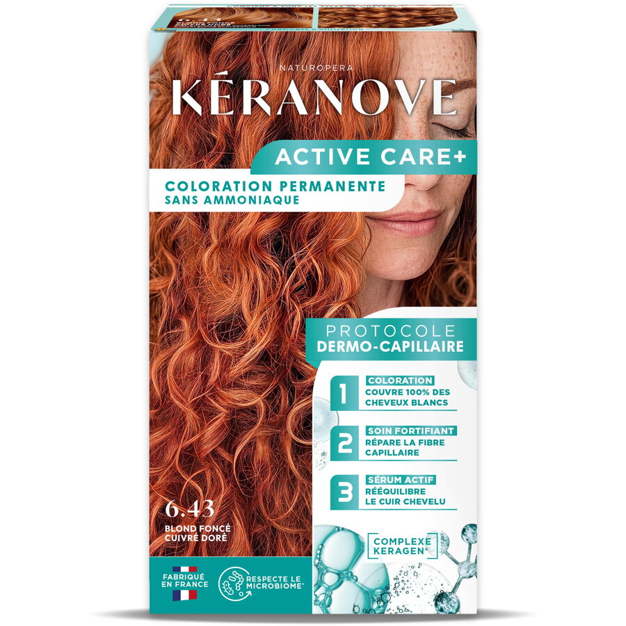 Oferte la Vopsea Permanenta pentru Par fara Amoniac Cupru Auriu 152ml