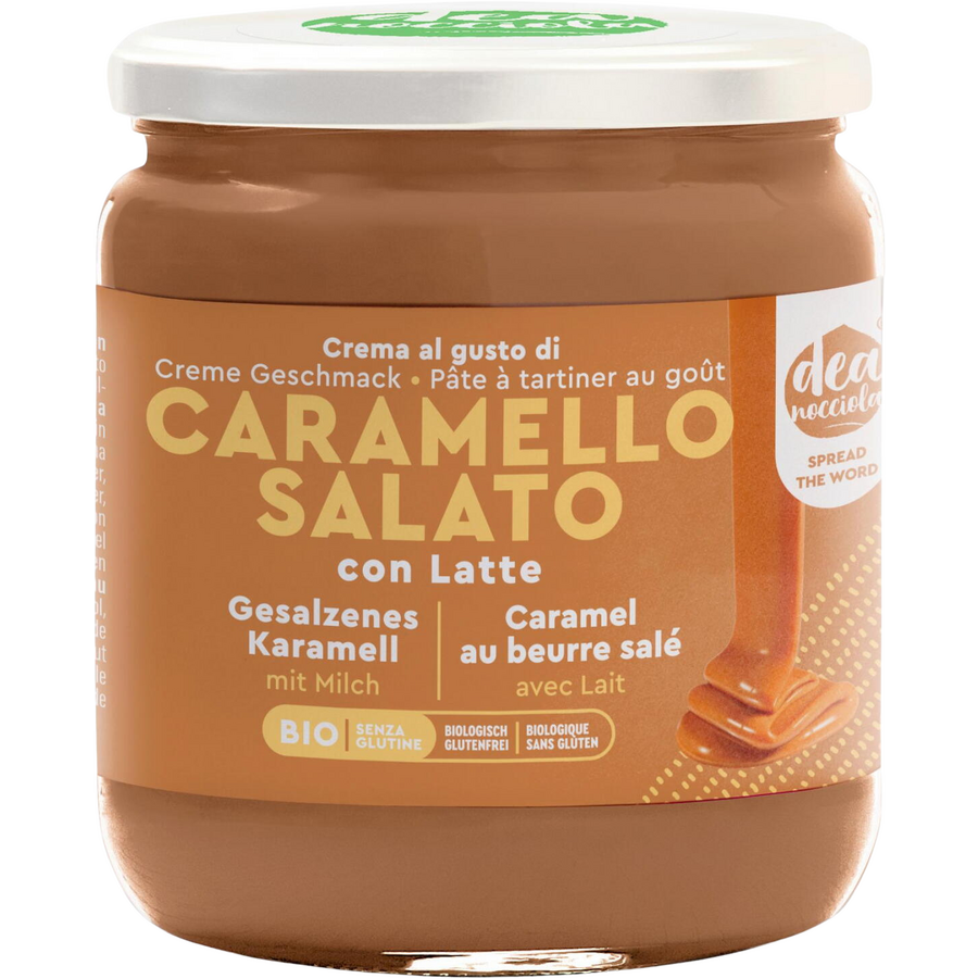 Oferte la Crema de Caramel Sarat cu Alune de Padure si Lapte fara Gluten Ecologica/Bio 300g
