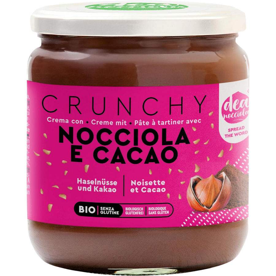 Oferte la Crema Crunchy cu Alune de Padure si Lapte fara Gluten Ecologica/Bio 300g
