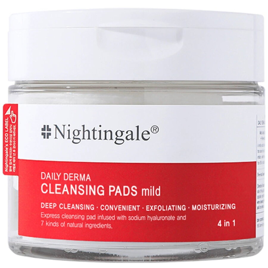 Oferte la Dischete pentru Curatarea Tenului cu Efect Exfoliant si Hidratant Mild Daily Derma 270ml / 70 dischete