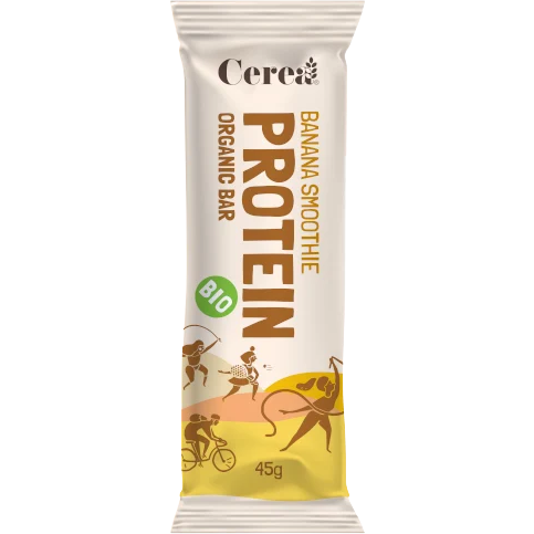 Oferte la Baton Proteic Banana Smoothie fara Gluten Ecologic/Bio 45g