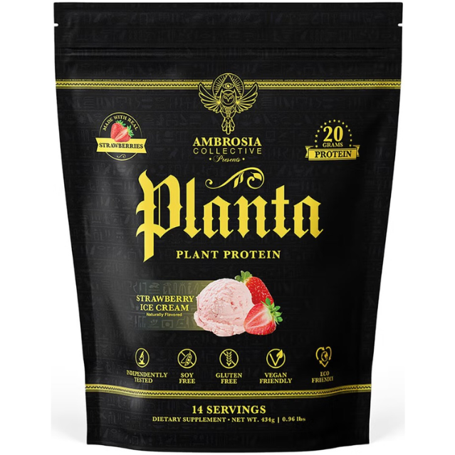 Oferte la Proteina Vegana cu Aroma de Inghetata de Capsuni 434g