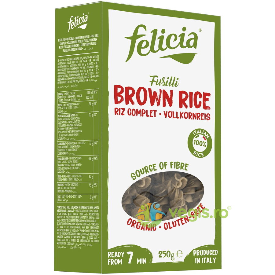 Oferte la Fusilli din Orez Integral 250g