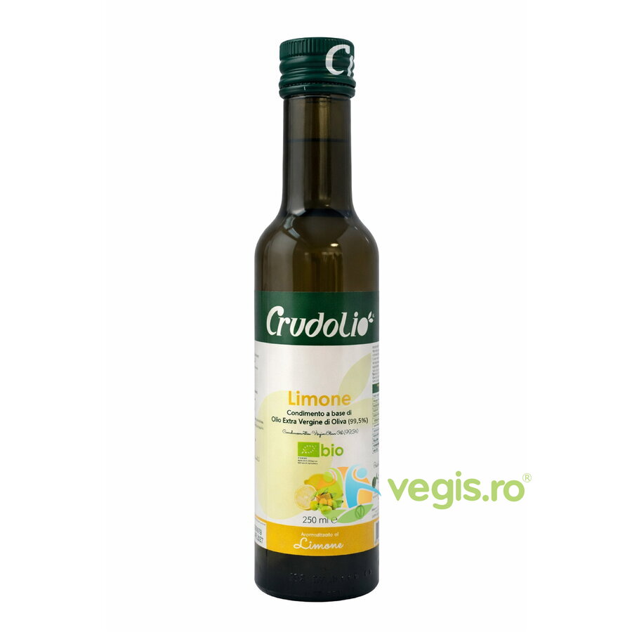 Oferte la Ulei de Masline Extravirgin Aromatizat cu Lamaie Ecologic/Bio 250ml