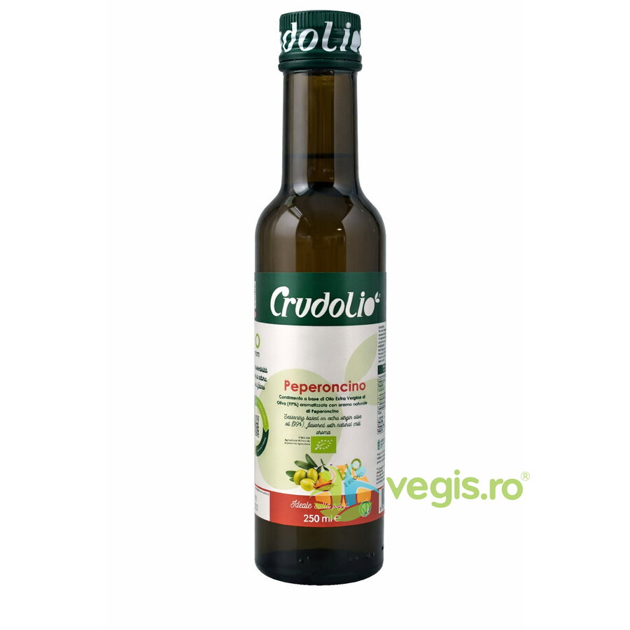 Oferte la Ulei de Masline Extravirgin Aromatizat cu Chilli Ecologic/Bio 250ml