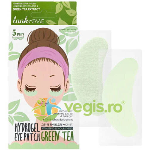Oferte la Plasturi de Hidrogel Hranitori si Hidratanti cu Ceai Verde 5 perechi