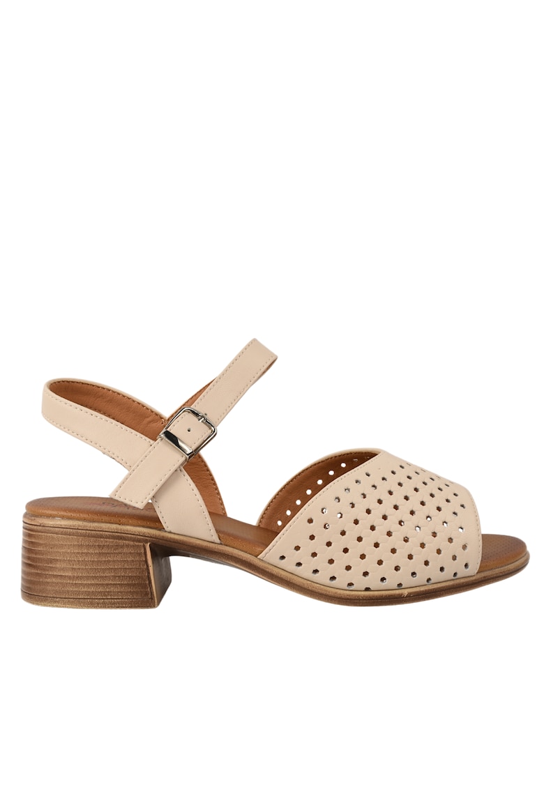 Oferte la Sandale elegante - dama -  W160028A crem - piele naturala - Crem