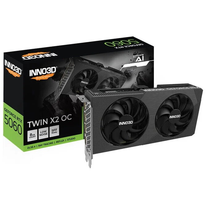 Oferte la Placa Video GeForce RTX 5060 Twin X2 OC 8192MB GDDR7