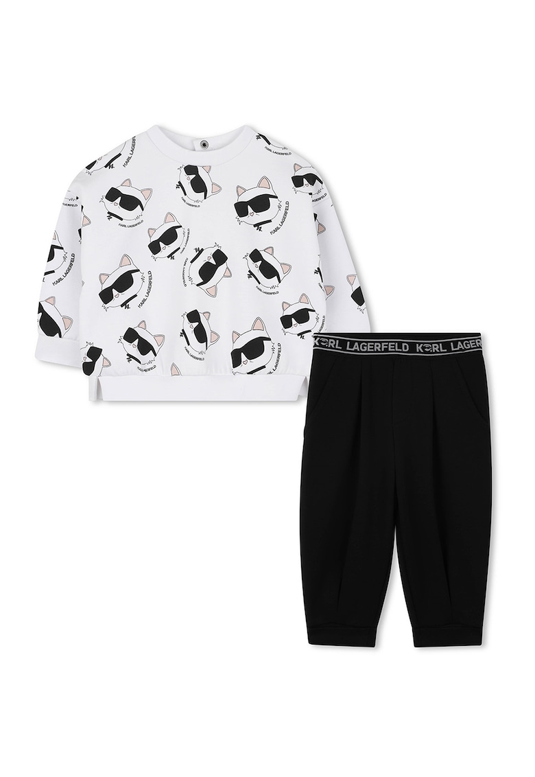 Oferte la Trening cu model logo - Alb/Negru