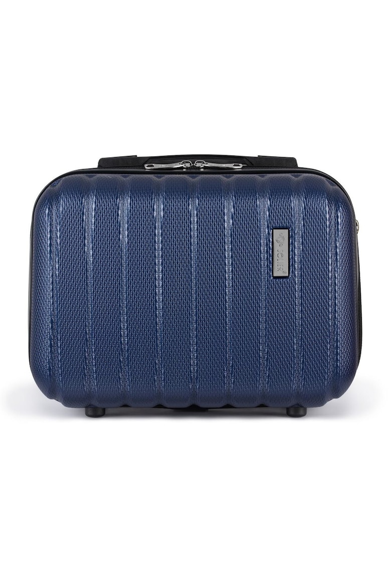 Oferte la Beauty case rigid din ABS - 14'' STL902 - albastru inchis
