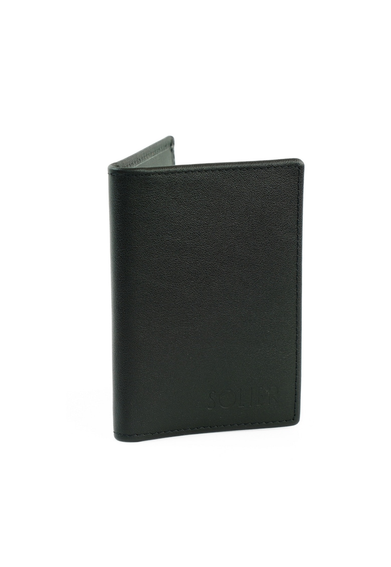 Oferte la Cardholder elegant din piele pentru carduri  SW45 Negru
