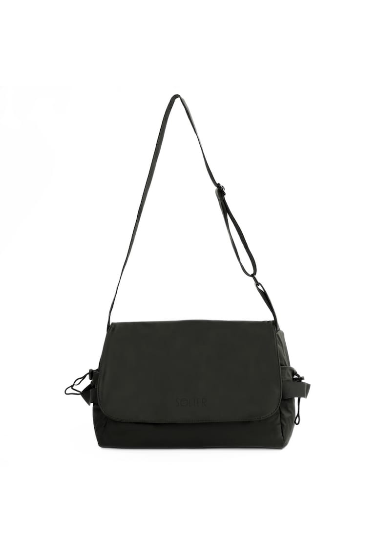 Oferte la Geanta tip messenger pentru barbati  Vesari S42 neagra 45×30 -5×16 cm