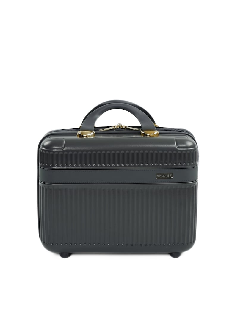 Oferte la Geanta Solier tip cufar de voiaj 14" - Gri inchis