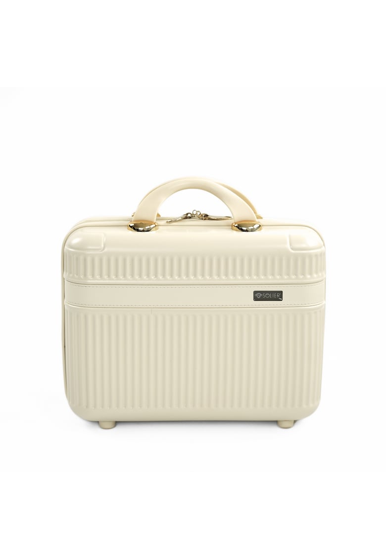 Oferte la Geanta Solier tip cufar de voiaj 14" - Bej