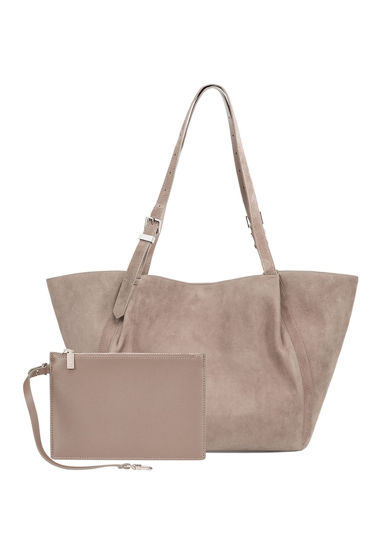 Oferte la Geanta shopper din piele intoarsa - Grej
