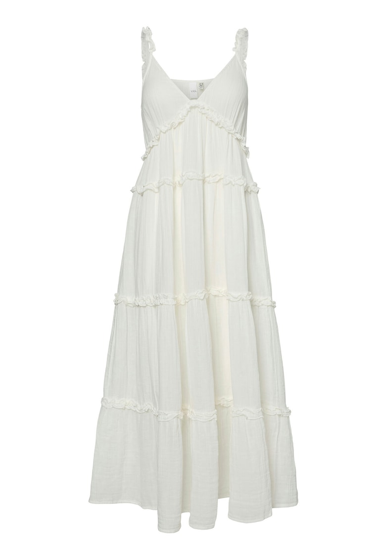 Oferte la Rochie din amestec de in si bumbac organic - Alb