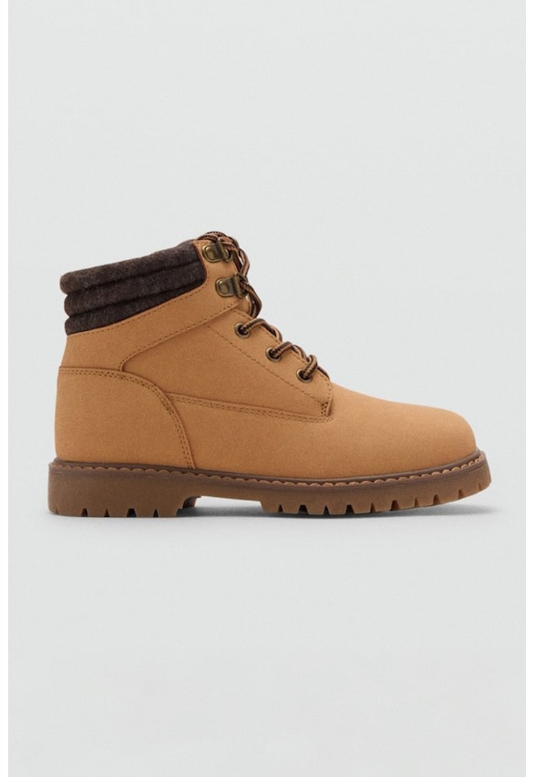 Oferte la Bocanci din piele ecologica - Caramel