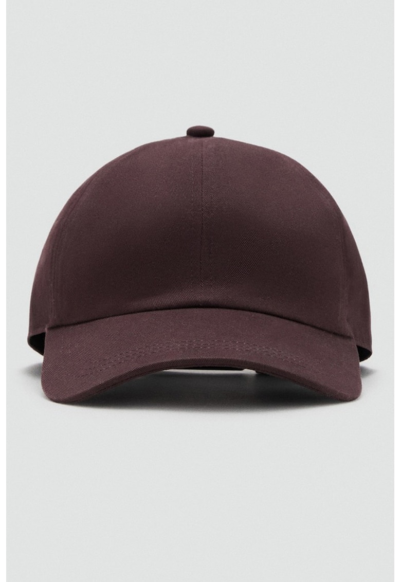 Oferte la Sapca din bumbac cu model uni - Violet tyrian