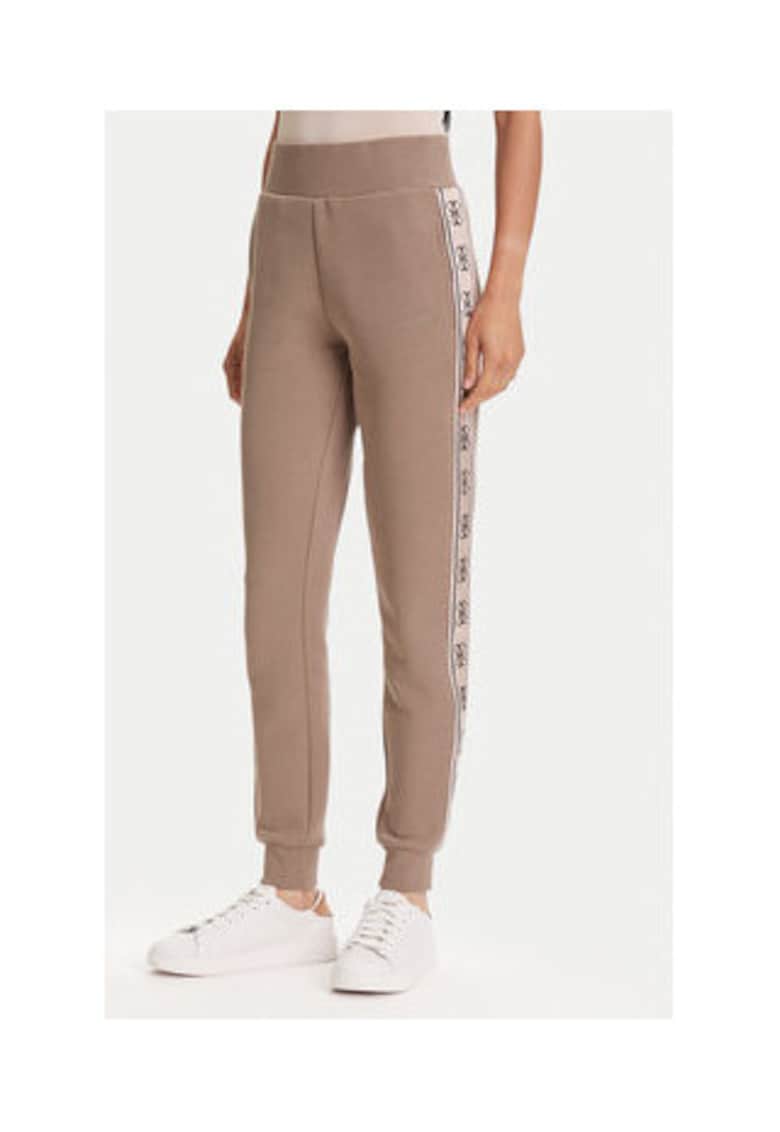 Oferte la Pantaloni de bumbac cu talie inalta