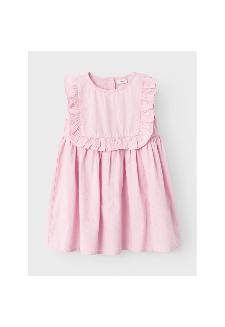 Oferte la Rochie evazata cu volanase - Roz