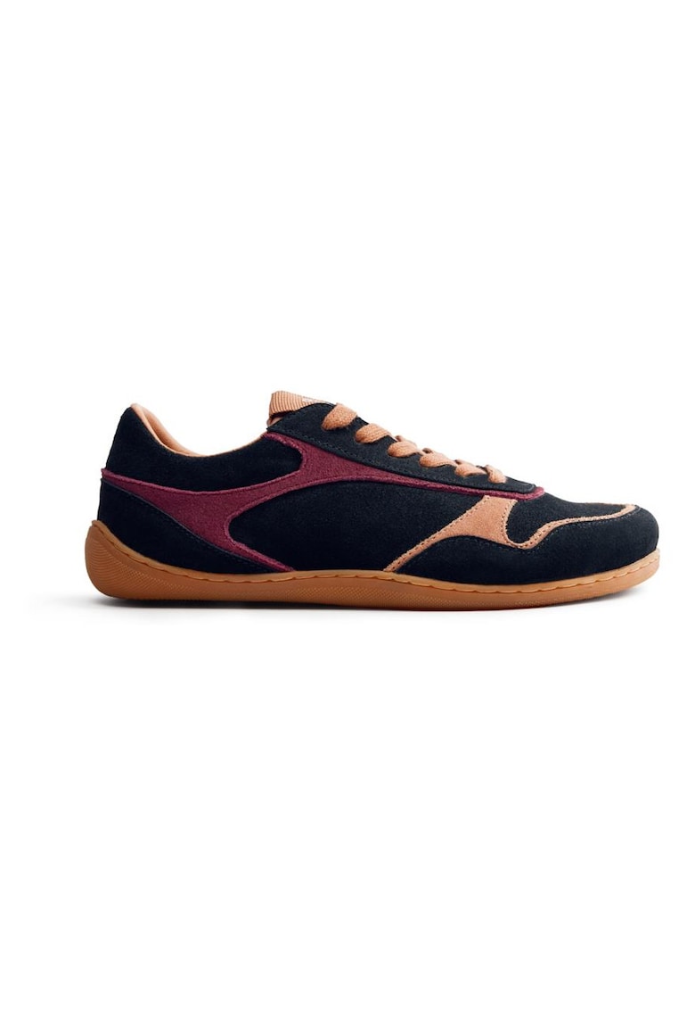 Oferte la Pantofi sport low-cut de piele intoarsa - Negru