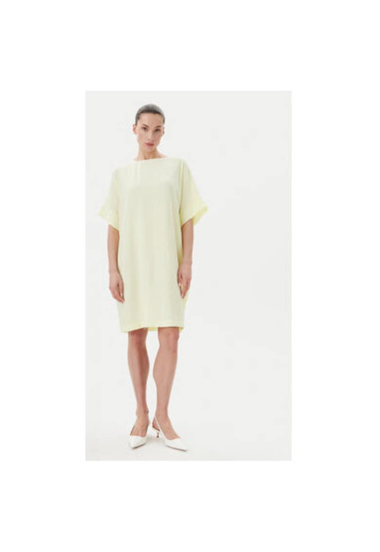 Oferte la Rochie dama  BBW3477N - Viscoza/Poliamida - Galben